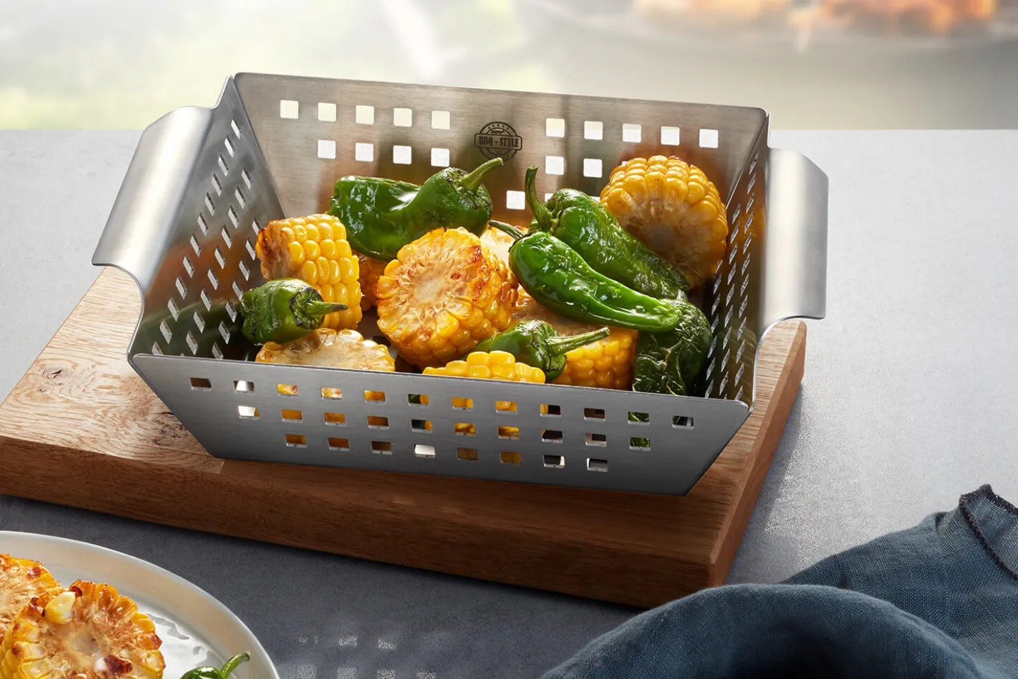 Bac de cuisson Gefu pour barbecue
