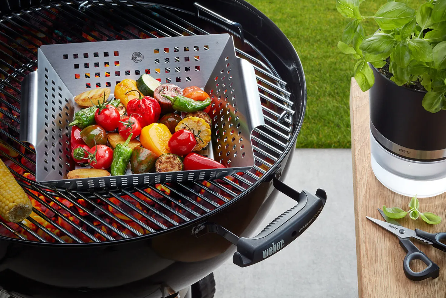 Bac de cuisson Gefu pour barbecue