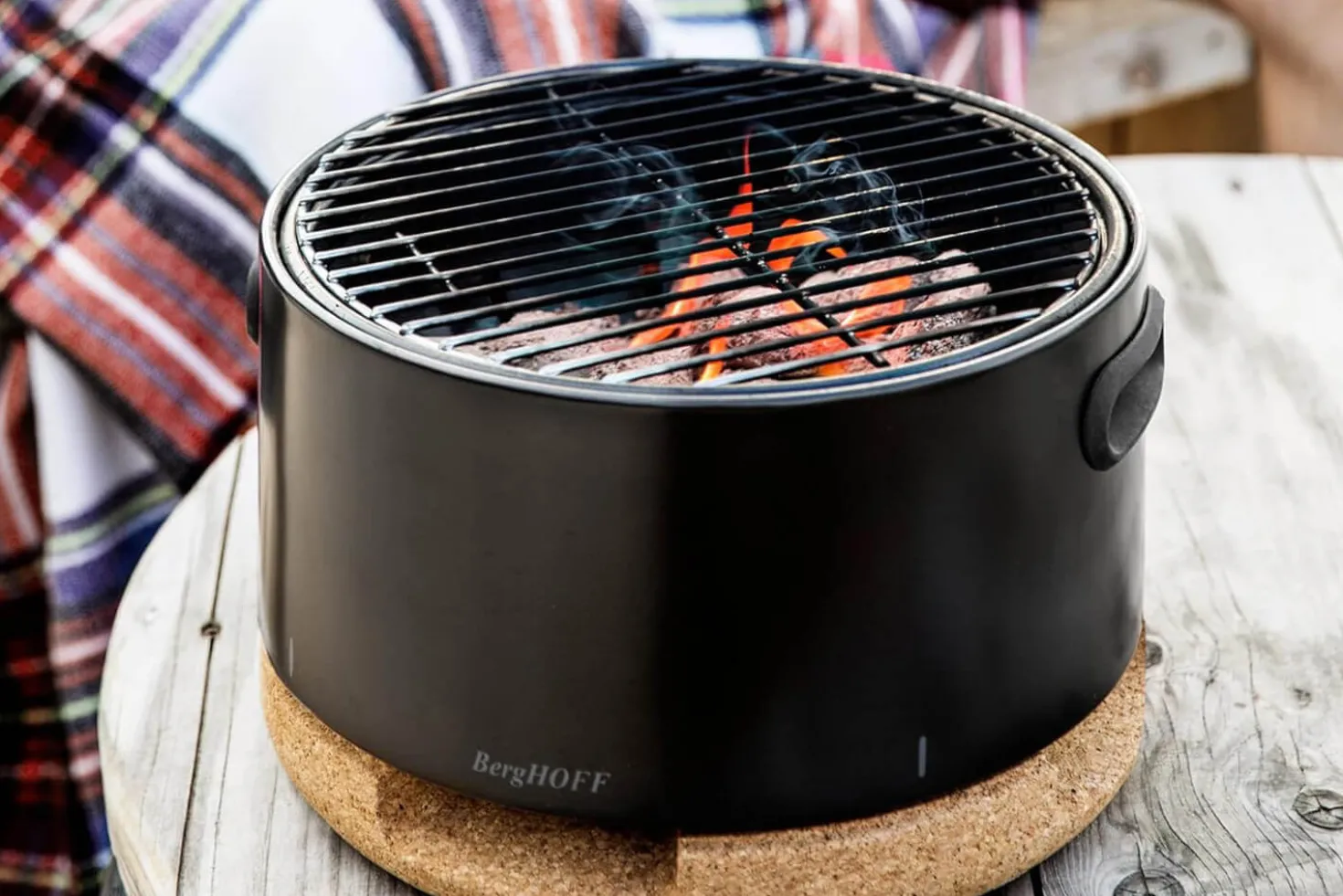 Barbecue de table Berghoff Leo noir nomade ø35cm