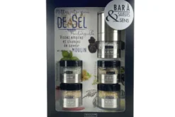 Bar à sels Savor&Sens 5 saveurs + 1 moulin dévissable - 145g