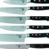 Bloc 5 couteaux Japan Chef Chroma aiguiseur