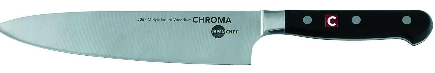 Bloc 5 couteaux Japan Chef Chroma aiguiseur