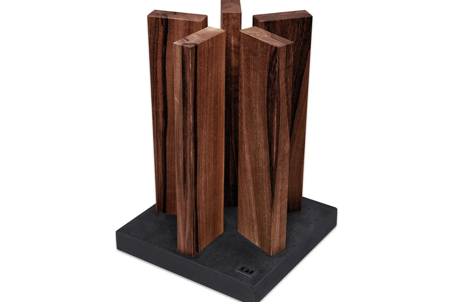 Bloc cuisine KAI Stonehenge aimanté en noyer et granite - 10 places