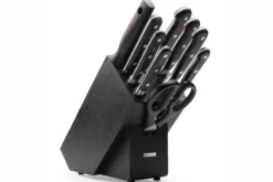 Bloc de 9 couteaux Wusthof Classic forgés coloris anthracite