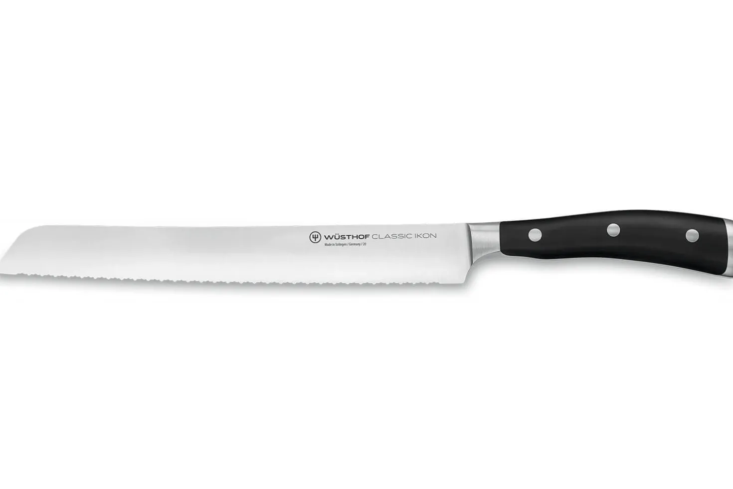 Bloc Wüsthof Classic Ikon noir - 6 couteaux forgés