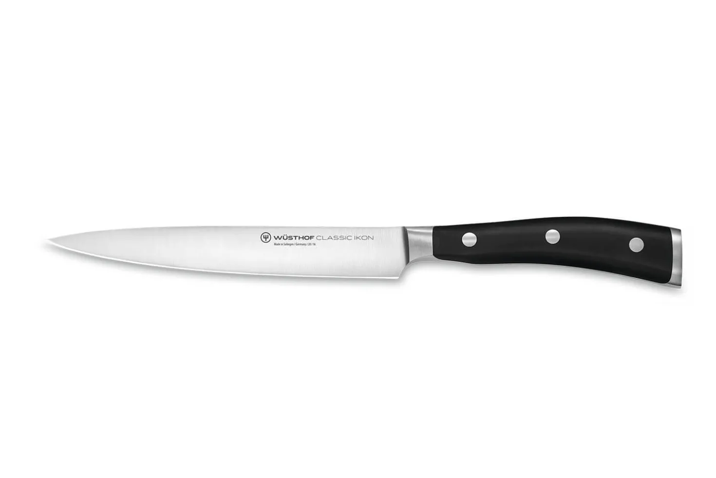 Bloc Wüsthof Classic Ikon noir - 6 couteaux forgés