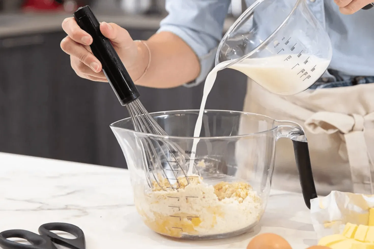 Bol à mélanger et à mesurer Kitchen Aid avec poignée
