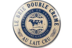 Boîte à brie Artesà Creative Tops Gourmet en céramique bleu motif vintage