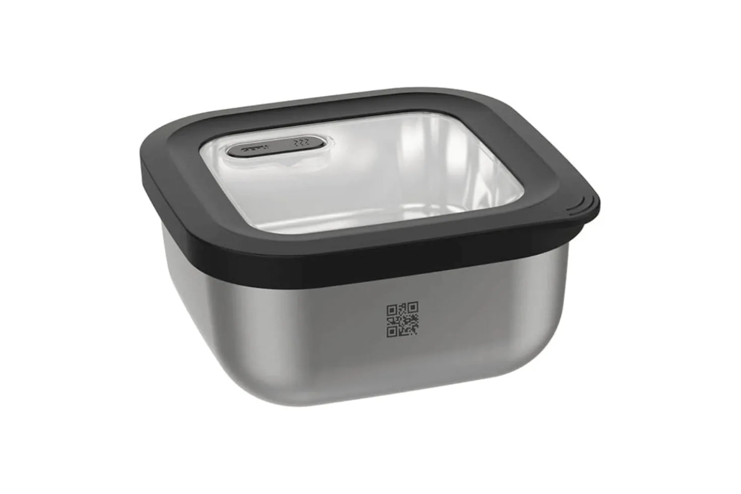 Boîte de conservation Gefu Provido carrée 400ml en acier inox