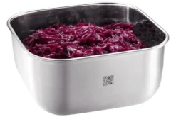 Boîte de conservation Gefu Provido carrée 400ml en acier inox