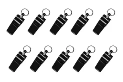 Boîte de 10 sifflets Elless sport noir - Parfaits pour entraineur