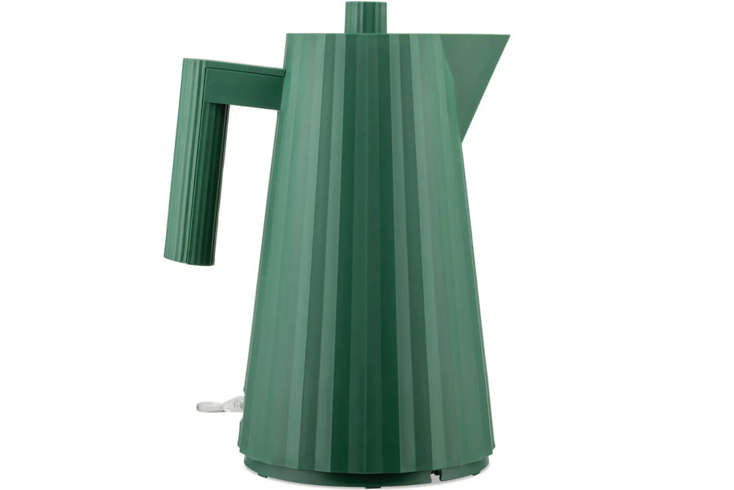 Bouilloire électrique Alessi Plissé verte design par Michele De Lucchi