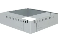 Cadre à entremets extensible rectangle De Buyer en inox