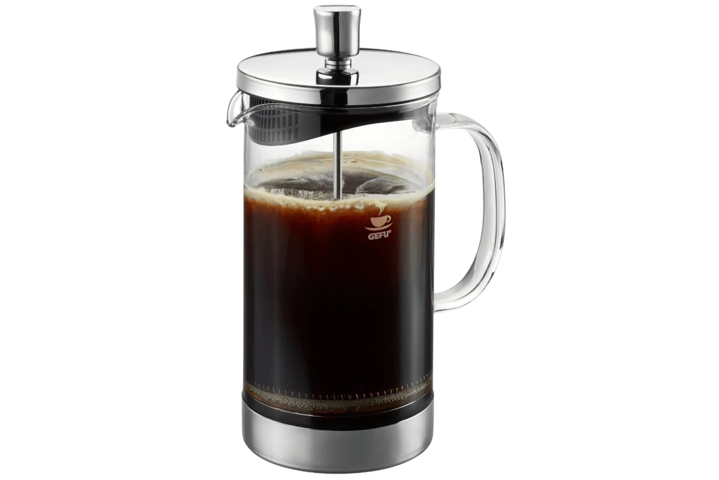 Cafetière à piston Gefu Diego en inox et verre borosilicate 1000ml