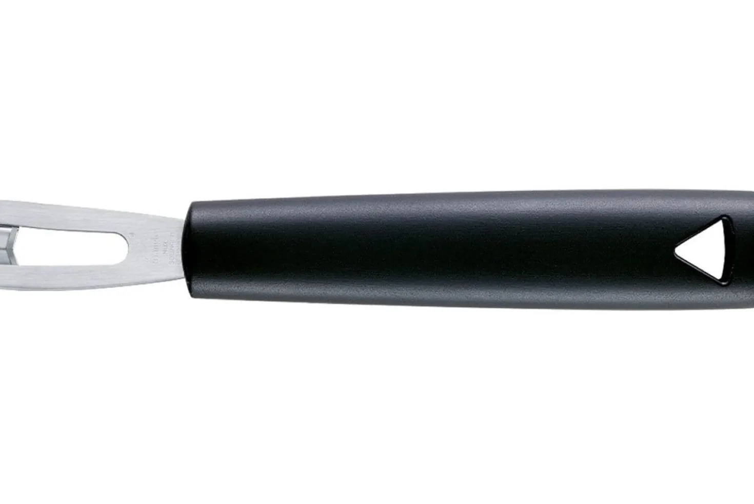 Canneleur Triangle forme V manche en green grip noir