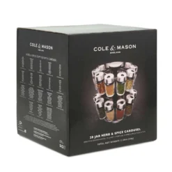 Carrousel à épices Cole & Mason 20 flacons