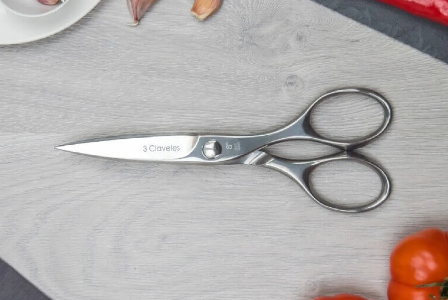 Ciseaux de cuisine 3 Claveles Master Class acier inoxydable 20cm