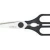 Ciseaux de cuisine 21cm acier inoxydable manche noir
