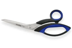 Ciseaux de cuisine Wasa Solingen 20cm acier inoxydable manche noir et bleu