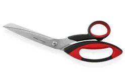 Ciseaux à poisson Wasa Solingen 25,4cm acier inoxydable manche noir et rouge