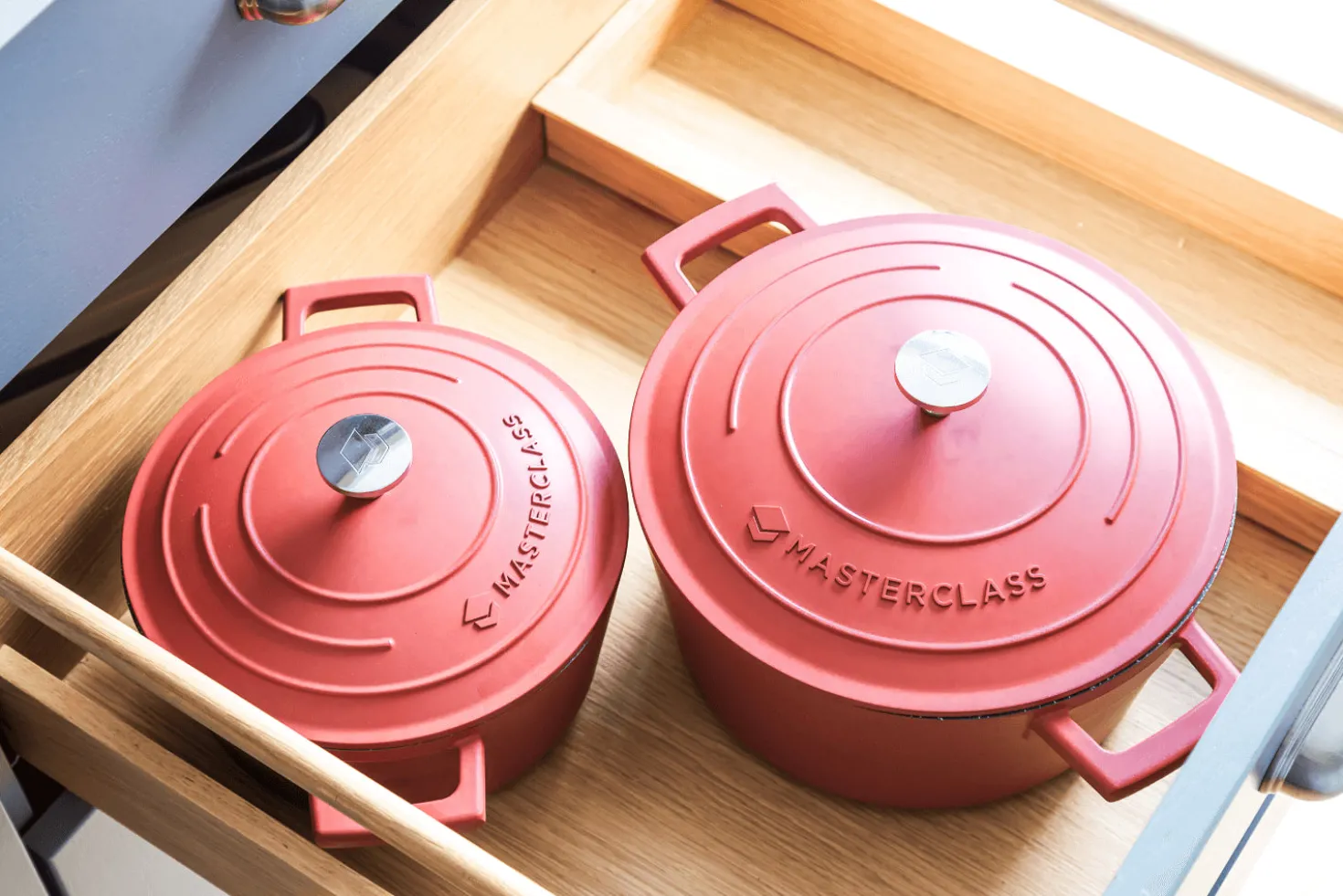 Cocotte MasterClass compatible induction en fonte d'aluminium 4L