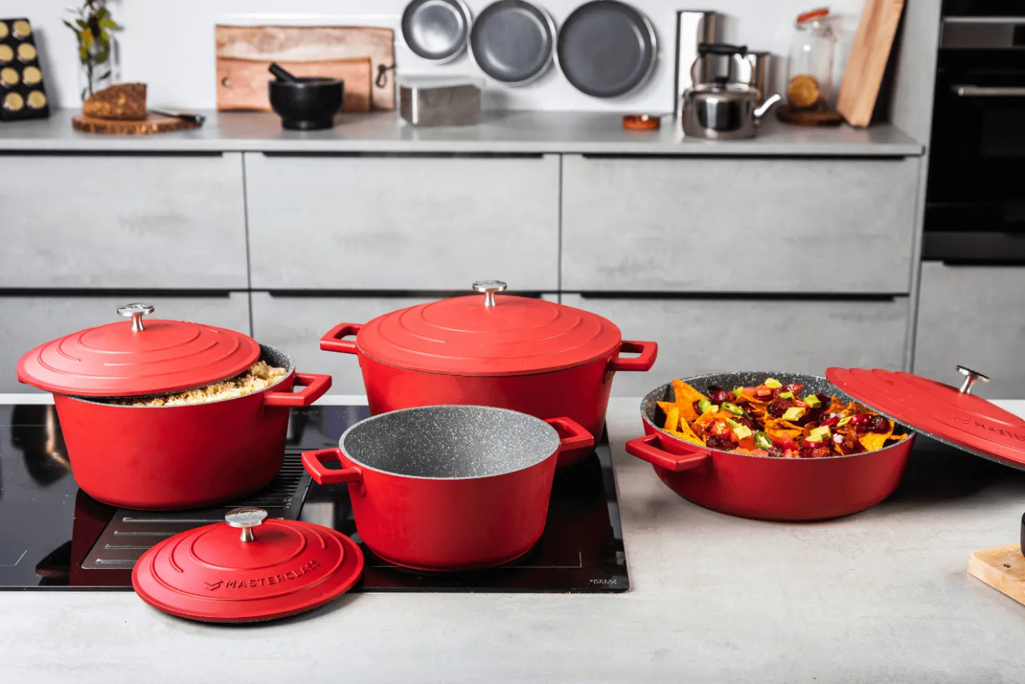 Cocotte MasterClass compatible induction en fonte d'aluminium 4L