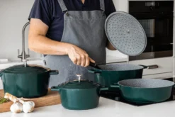 Cocotte MasterClass compatible induction en fonte d'aluminium 4L