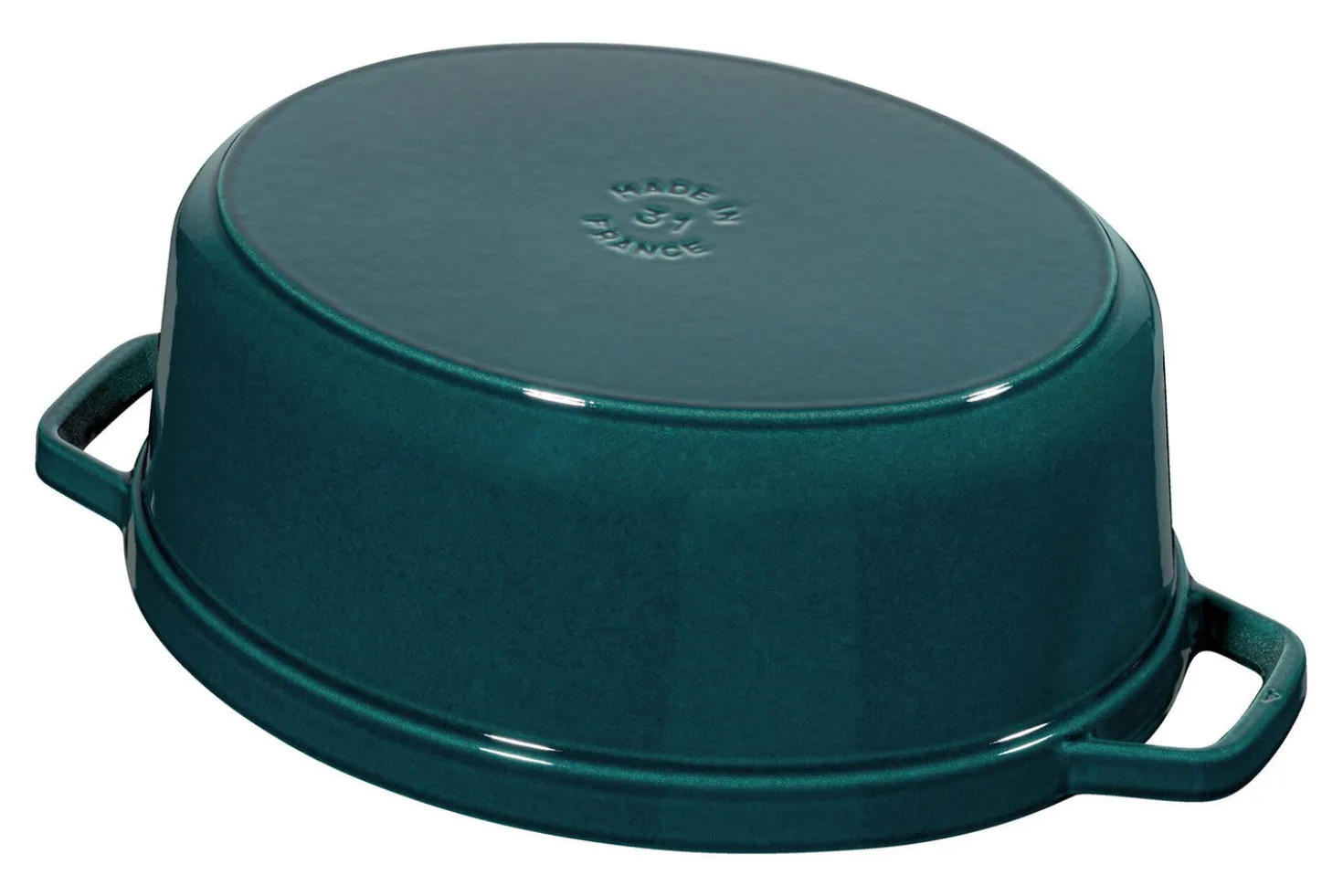 Cocotte ovale Staub en fonte émaillée La Mer