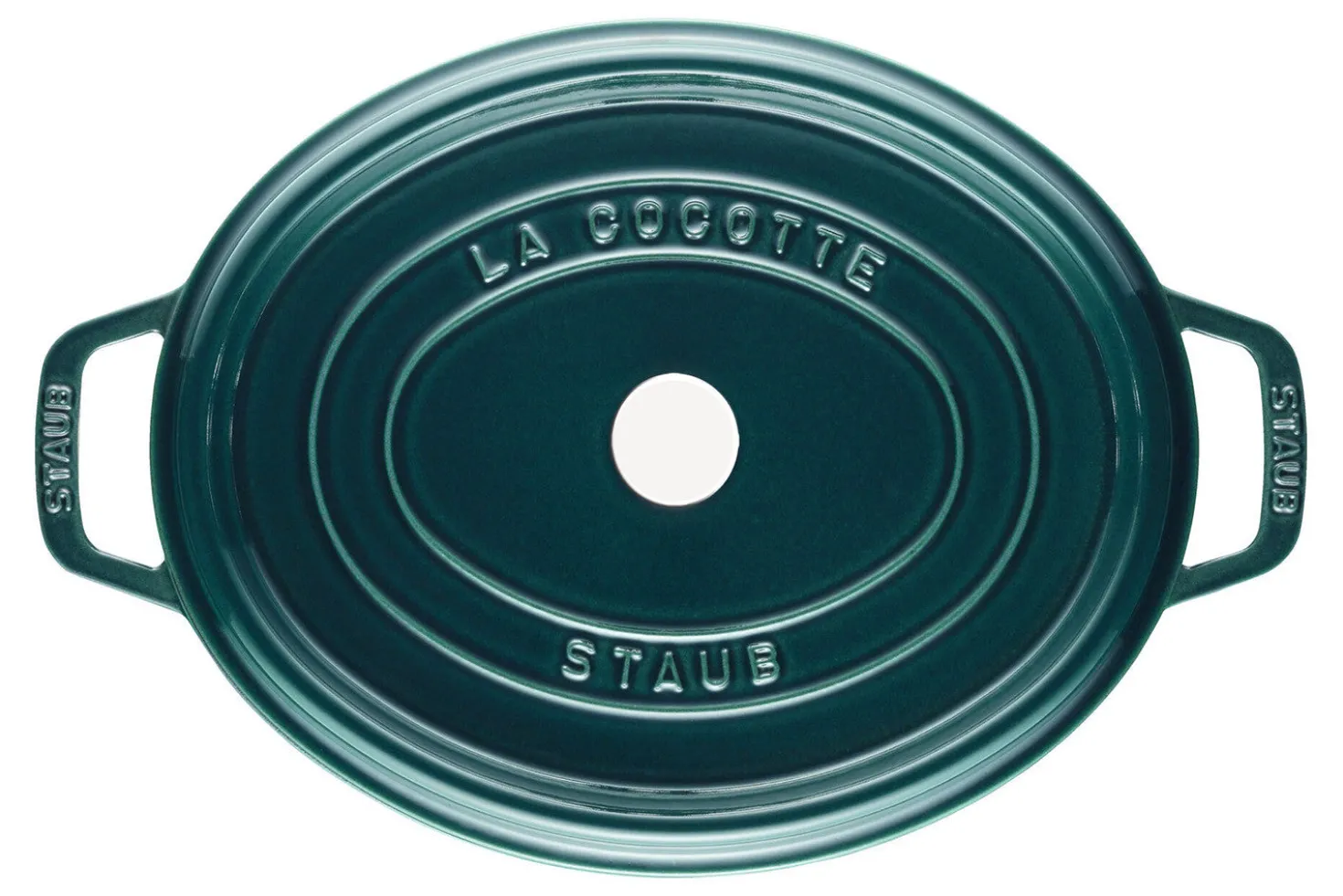 Cocotte ovale Staub en fonte émaillée La Mer