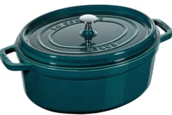 Cocotte ovale Staub en fonte émaillée La Mer