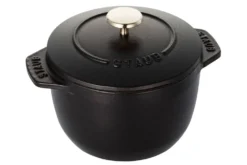 Cocotte à riz et légumineuses Staub Gohan en fonte émaillée noir mat