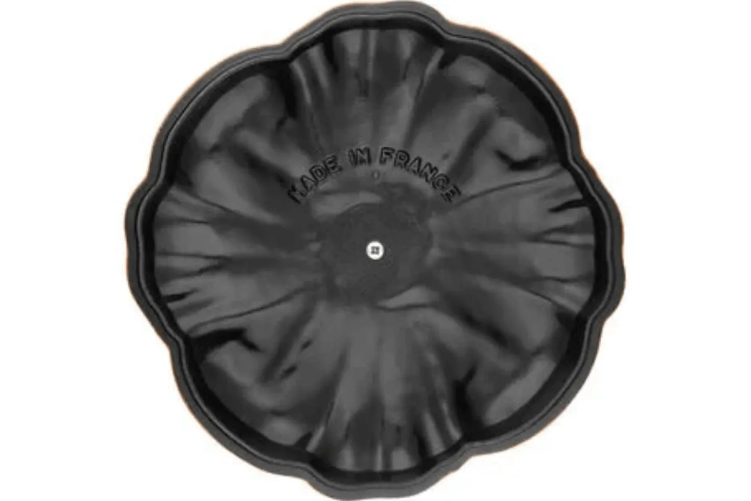 Cocotte Staub citrouille en fonte émaillée orange 24cm