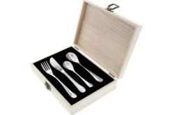 Coffret Albert de Thiers Kiddo 4 couverts décorés pour enfants