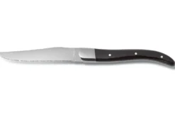 Coffret bois 6 couteaux à steak Comas ACR Noir acier inox 13/0