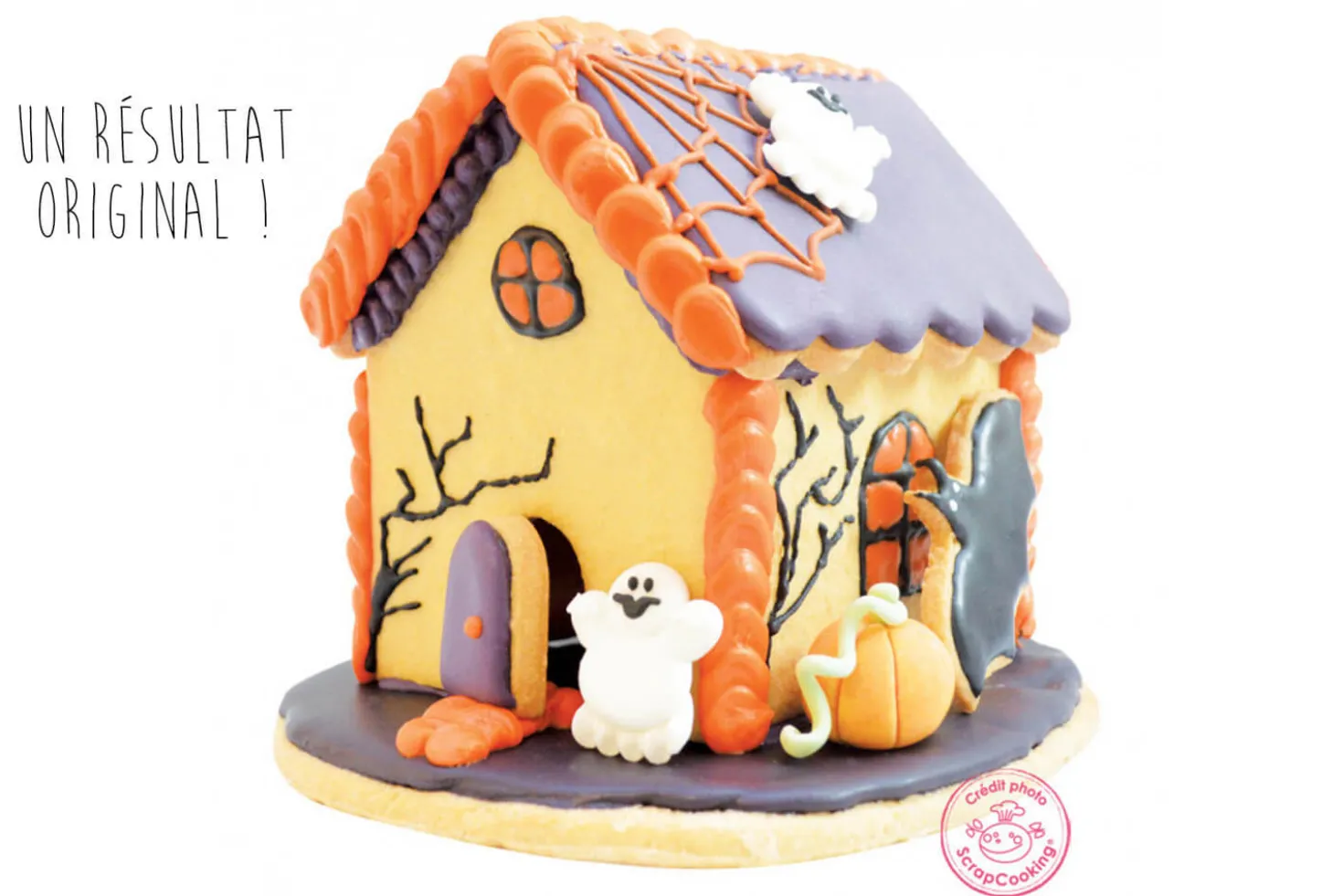 Coffret cadeau 5 découpoirs inox Scrapcooking Halloween Horror House + recette