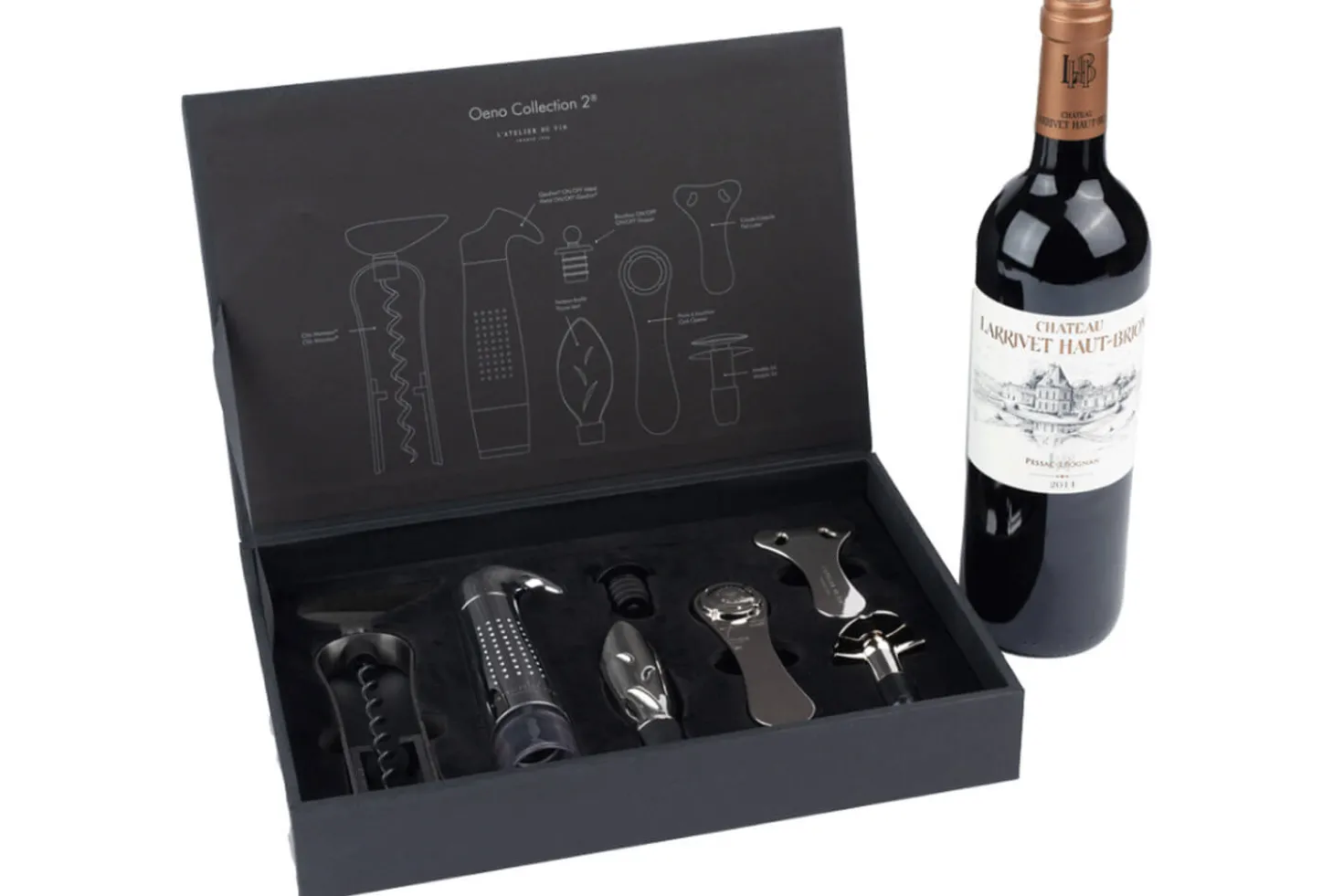 Coffret cadeau sommelier L'Atelier du vin Oeno Collection 2 - 7 pièces