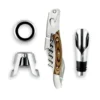 Coffret cadeau sommelier Legnoart Memorabile 4 accessoires