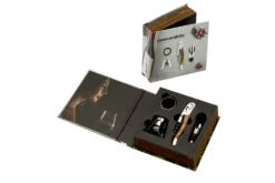 Coffret cadeau sommelier Legnoart Memorabile 4 accessoires