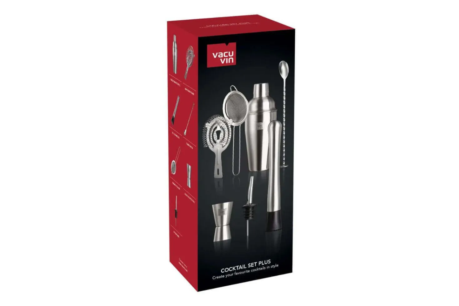Coffret cocktail Vacu Vin Set Plus 7 pièces