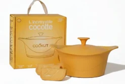 Coffret Cookut L'incroyable cocotte 24cm mangue avec poignée et maniques incluses - Édition limitée 2026