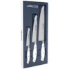 Coffret 3 couteaux Arcos Riviera White forgés : 1 Office + 2 Cuisines (15cm / 20cm)