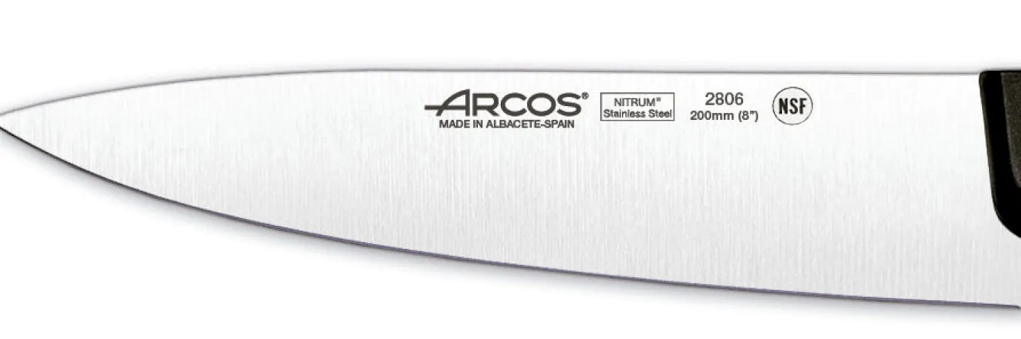 Coffret 2 couteaux Arcos UNIVERSAL office + chef lames acier inox NITRUM