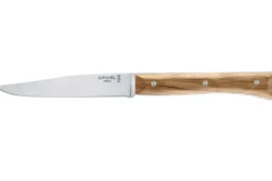 Coffret 4 couteaux de table Opinel Facette manche olivier lame 11cm inox lisse