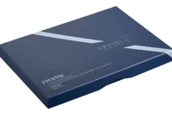 Coffret 4 couteaux de table Opinel Facette manche VittEr® ardoise lame 11cm inox microdentée