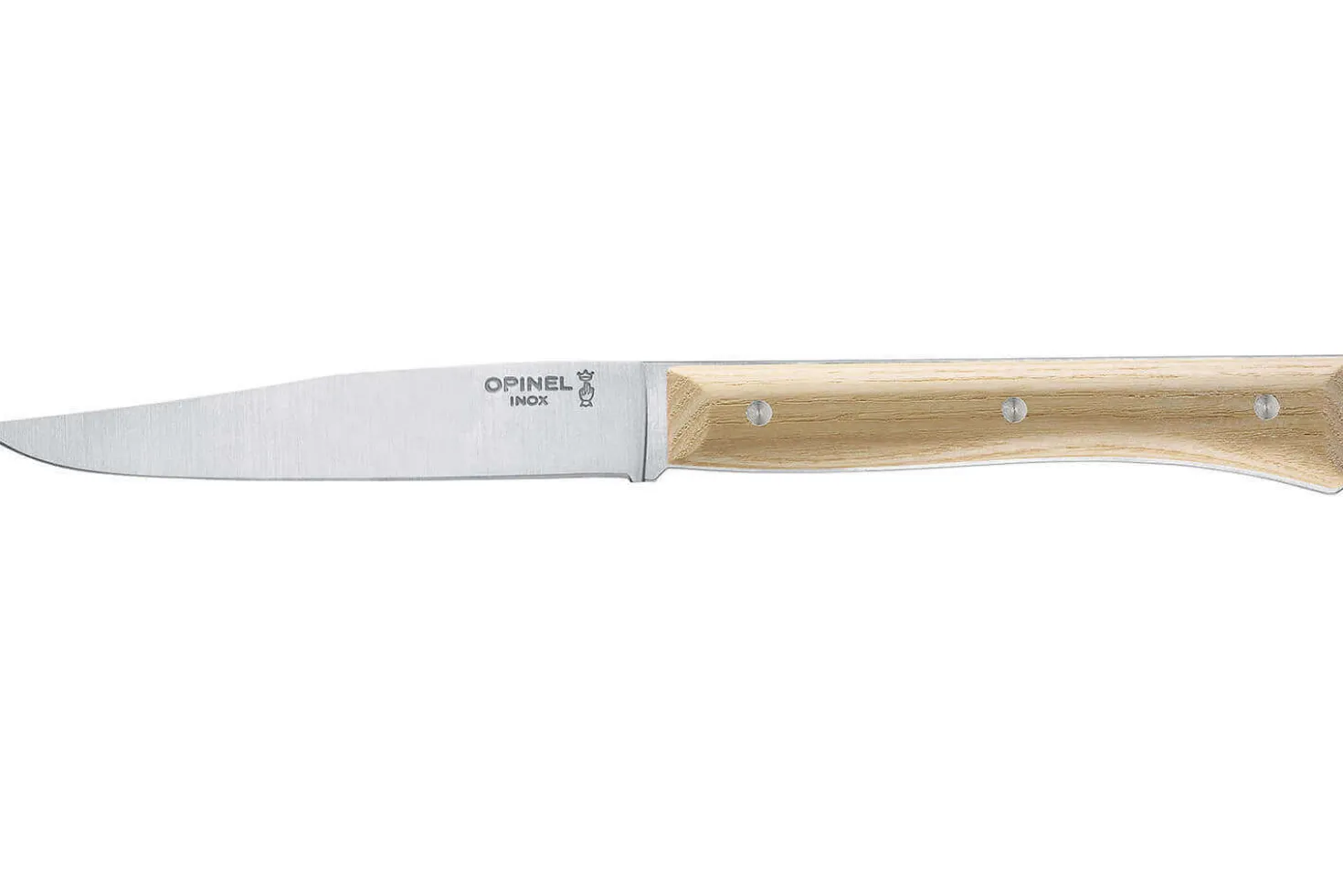 Coffret 4 couteaux de table Opinel Facette Panaché lame 11cm inox lisse