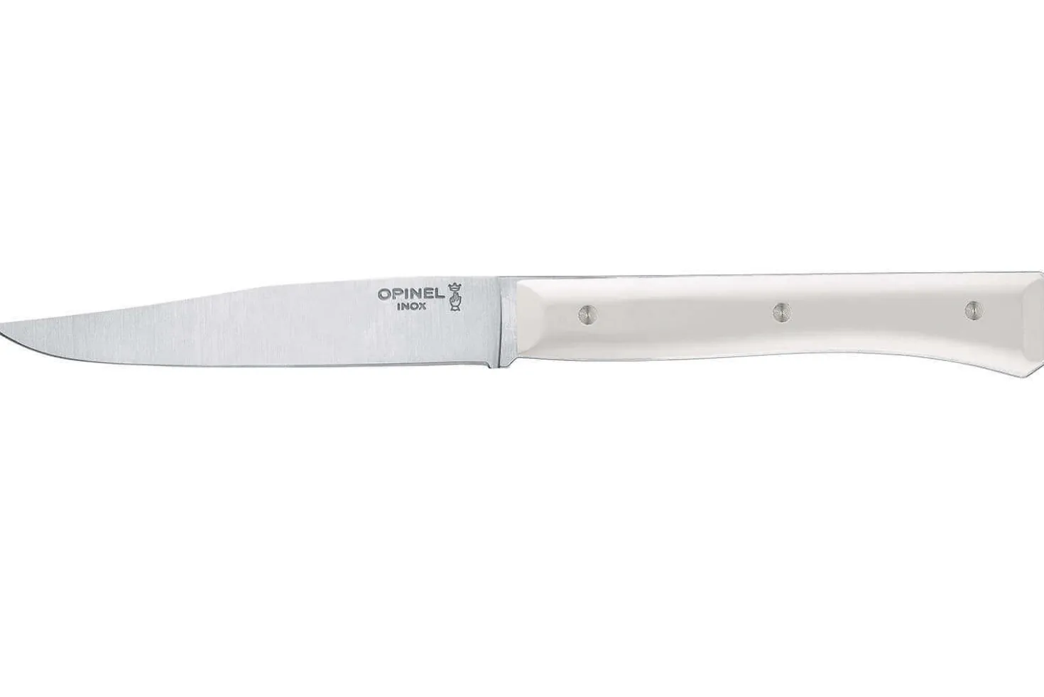 Coffret 4 couteaux de table Opinel Facette Panaché lame 11cm inox lisse