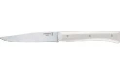 Coffret 4 couteaux de table Opinel Facette manche VittEr® blanc lame 11cm inox lisse