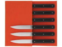 Coffret 6 couteaux de table Perceval 9.47 noir