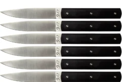 Coffret 6 couteaux de table Perceval 9.47 noir
