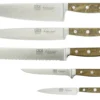 Coffret 5 couteaux forgés Güde Alpha Chêne